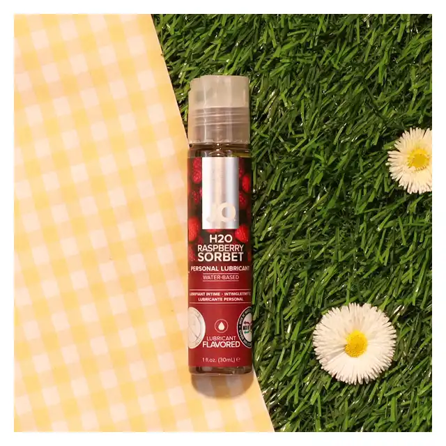 System JO - H2O lubricant raspberry 30 ml - Profesjonalny lubrykant na bazie wody o smaku malin.