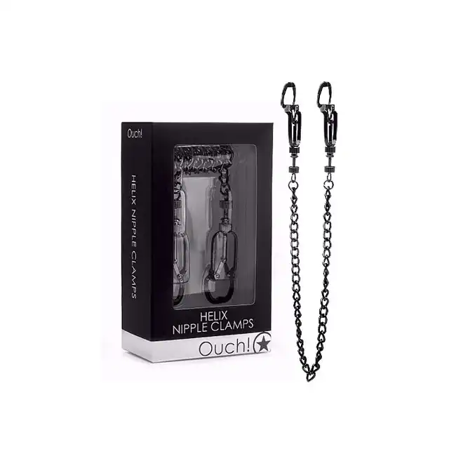 Ouch! Helix Nipple Clamps Black