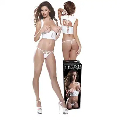 Fetish Fantasy - White Hot Corset.