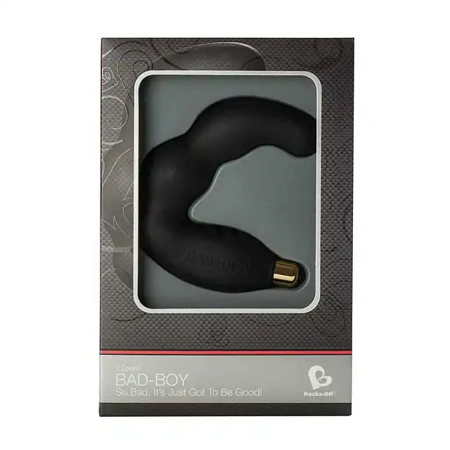 Rocks-Off - Bad-Boy 7-Speed Black - stymulator prostaty