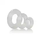 Calexotics - Silicone Ring Set Clear. Zestaw 3 transparentnych ringów na penisa. 