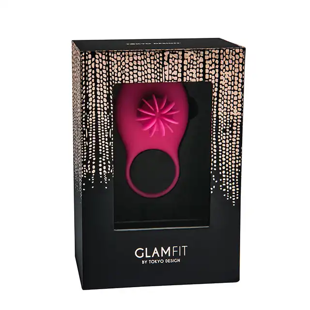 Tokyo Design - Glamfit Rotating Ring Cerise. Stylowy rotacyjny pierścień erekcyjny