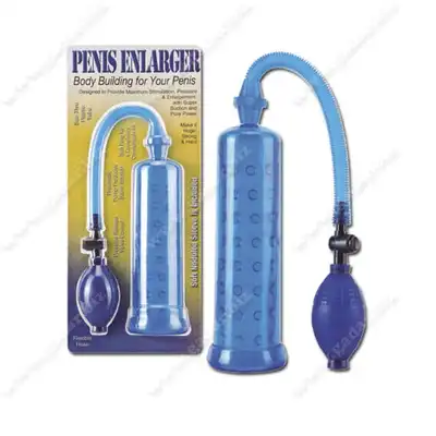 Seven Creation - Penis Enlarger Blue. Niebieska pompka do powiększania penisa 