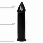All Black - AB 09 Dildo. Czarne dildo 5 cm średnicy