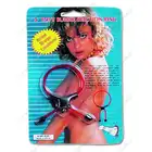 Soft Rubber Erection Ring - Czerwony ring erekcyjny na penisa. 