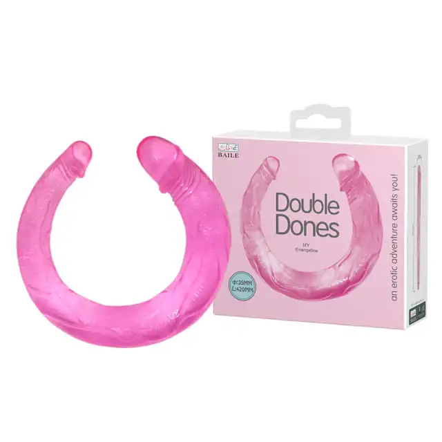 Baile -Double Dones My Evangeline. Podwójne elastyczne dildo. 