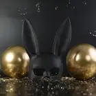 Leg Avenue - Masquerade Rabbit Mask Black One Size. Czarna maska królika. Bestseller