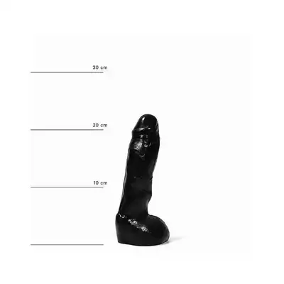 All Black - AB 12 Dildo. Czarne dildo 22 cm