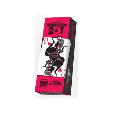 Kamasutra 2w1- Dwie gry. 120 kart. By seks stał się sztuką. 60 pozycji. Bestseller!