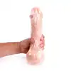 Dinoo King - Size Cock Raptor Flesh. Cieliste dildo 27 cm