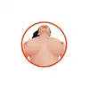 Boss Of Toys - Angelina 3D. Lalka z realistycznymi stopami i dłońmi z głową 3D. Otwarte usta!