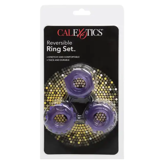 Calexorics - Reversible Ring Set. Zestaw 3 pierścieni erekcyjnych