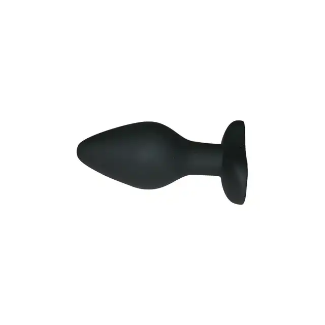 Anal Fantasy - Large Silicone Plug Black 11 cm