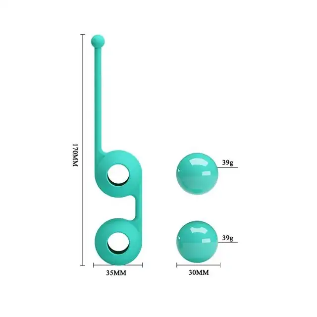 Pretty Love - Kegel Balls Mint Tighten Up III. Silikonowe kulki gejszy