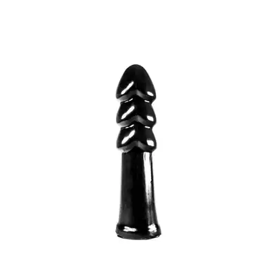 Dinoo - T-Rex. Czarne dildo o karbowanej powierzchni 23,5 cm