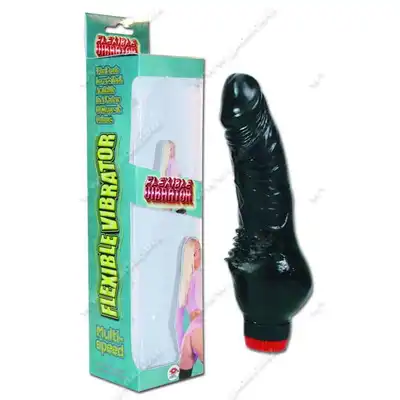 Perfect Pleasures - Flexible Vibrator Black. Czarny wibrator. 