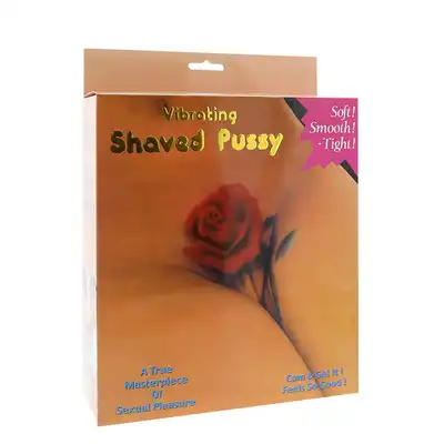 Vibrating Shaved Pussy - Wibrująca sztuczna wagina z cyberskóry. 