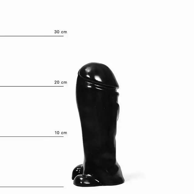 All Black - AB 48 Dildo. Czarne dildo analne, 8 cm średnicy