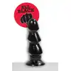 All Black - AB 40. Wtyczka analna o nieregularnym kształcie. 5 cm średnicy.