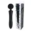 Boss Series - Ultra Powerfull Big USB Black 20 Function Gigantyczny masażer z serii Magic Wand z wyginającą się główką