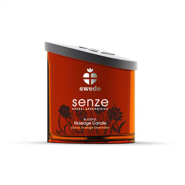  Swede- Senze świeca do masażu o zapachu:  pomarańczy, goździka i lawendy 150 ml 