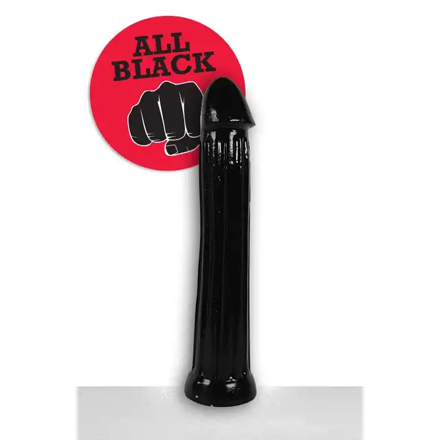All Black - AB 30 Dildo. Czarne duże dildo 31 cm