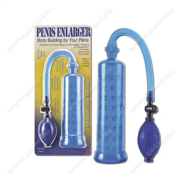 Seven Creation - Penis Enlarger Blue. Niebieska pompka do powiększania penisa 