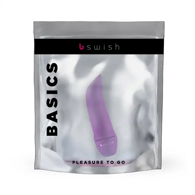 B Swish - Bmine Basic Curve Bullet Vibrator Orchid. Mini wibrator, zakrzywienie dla lepszej stymulacji. 