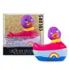 Big Teaze Toys - I Rub My duckie 2.0 Colours. Dyskretny masażer do ciała w formie cudownej barwnej kaczuszki. 7 programów.