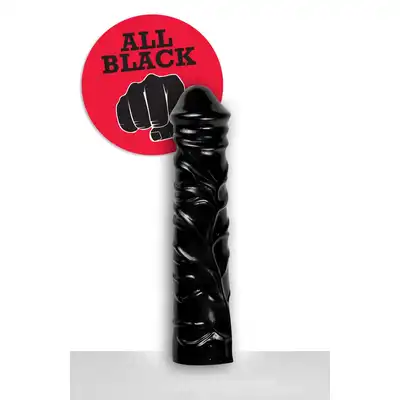 All Black - AB 19 Dildo. Wielkie czarne dildo 31 cm długości! 6,5 średnicy!