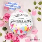 Big Teaze Toys  - Bath Bomb Surprise With Vibrating Body Massager Rose. Bąbka kąpielowa z ukrytem wibratorkiem. Bestseller!