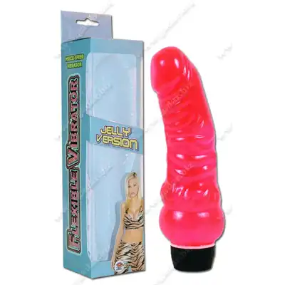Perfect Pleasures -Vibrator 18 cm Red. Czerwony wibrator. 
