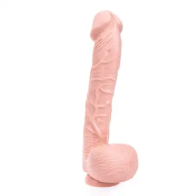 Dinoo King - Size Cock Curved Flesh. Realistyczne dildo 31 cm