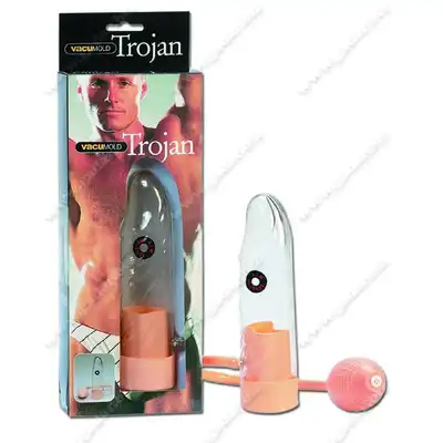 VacumMold - Trojan. Transparentna pompa do penisa. 