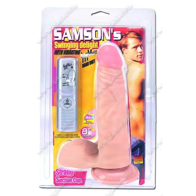 Samson`s - Swinging Delight Vibrating 8". Realistyczny wibrator 20 cm