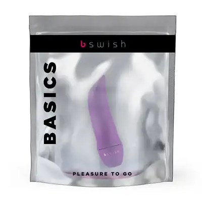 B Swish - Bmine Basic Curve Bullet Vibrator Orchid. Mini wibrator, zakrzywienie dla lepszej stymulacji. 