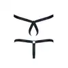 Regnes Fetish Planet - BRI010 Black L/XL. 2-pack czarnych męskich stringów