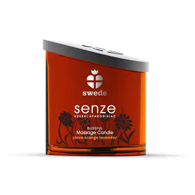  Swede- Senze świeca do masażu o zapachu:  pomarańczy, goździka i lawendy 150 ml 