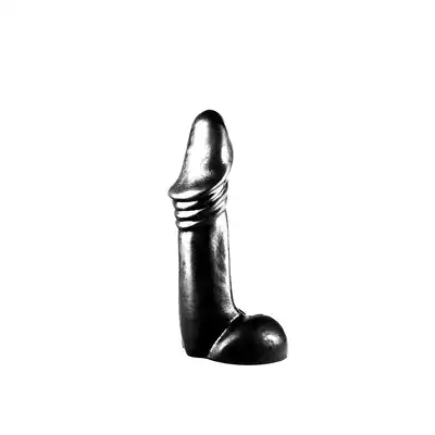 Dinoo - Avalonia. Czarne dildo o kształcie członka 5,2 cm