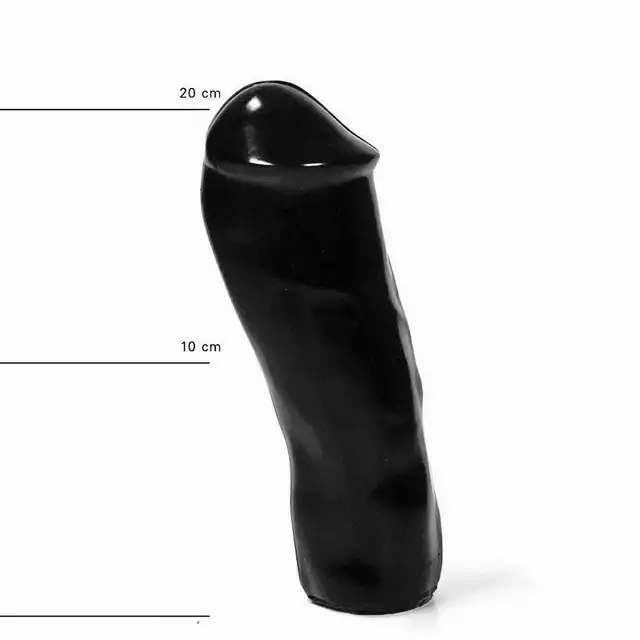 All Black - AB 47 Dildo. Czarne dildo analne 6 cm średnicy