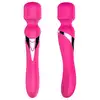 Foxshow - Silicone Dual Massager Pulsator. USB. 7+7 Funkcji. Red