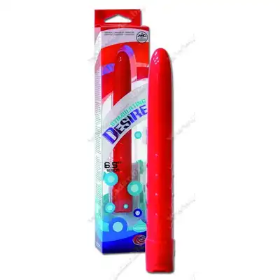 Stimulating Desire - Slimline Vibrator 16,5 cm. Klasyczny czerwony wibrator