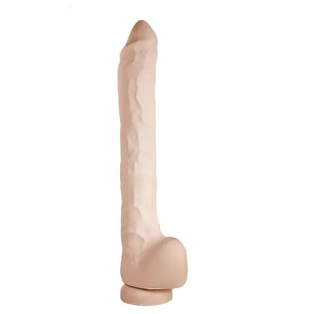Dildorama - 515 Line 14,5" Flesh. Cieliste realistyczne dildo 37 cm
