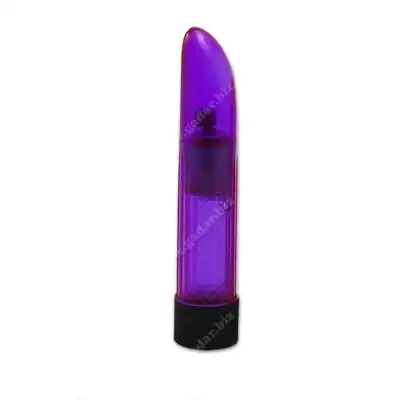Crystal Clear - Lady Finger Purple 5". Fioletowy wibrator 12,5 cm