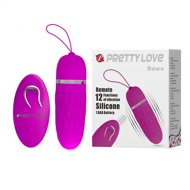 Pretty Love - Dawn. Silikonowe jajeczko wibrujące z pilotem bezprzewodowym.