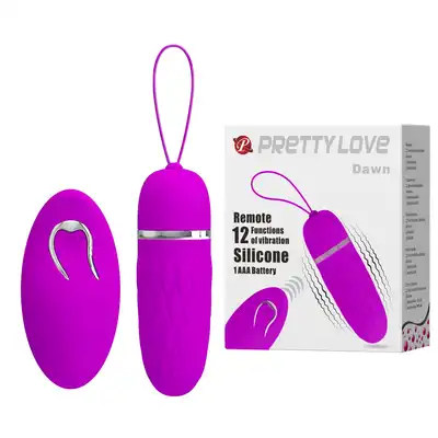 Pretty Love - Dawn. Silikonowe jajeczko wibrujące z pilotem bezprzewodowym.
