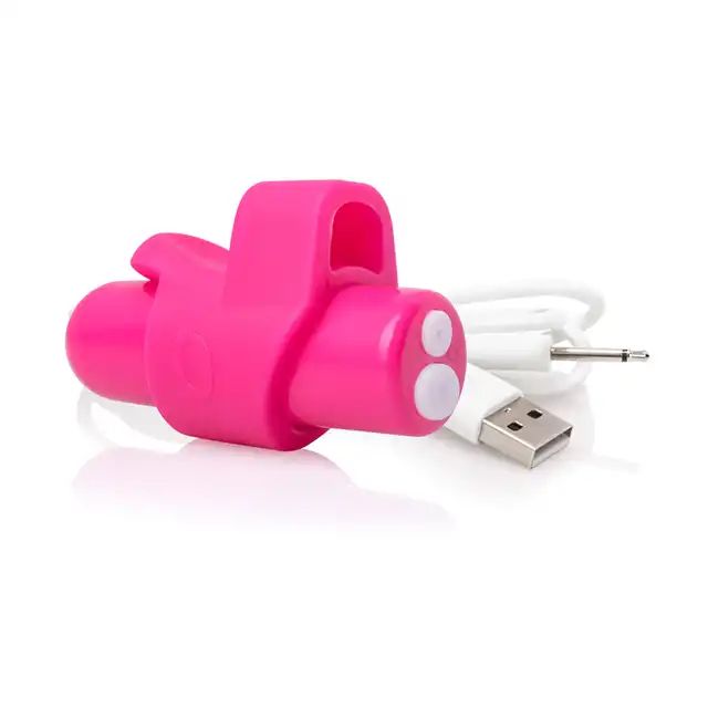 The Screaming O -Combo Kit USB. Zestaw do stymulacji 3w1: ring, nakładka na palec, bullet. Silikonowy hit!