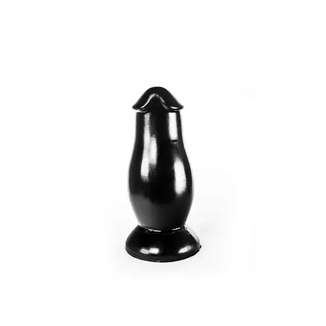 Dinoo - Gypos. Czarne dildo o kształcie członka 8,8 cm średnicy