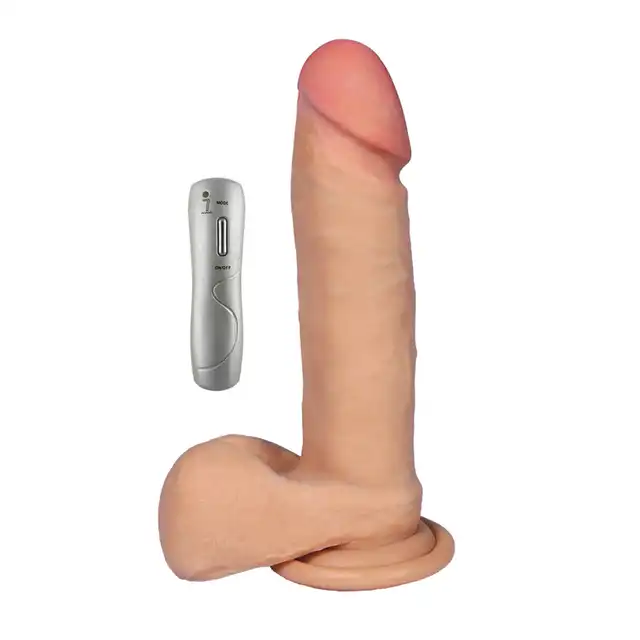 LoveClonex - Kronos - wibrator Cyberskin 17,5 cm