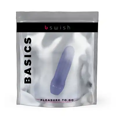 B Swish - BMine Basic Bullet Vibrator. Mini granatowy wibrator. 